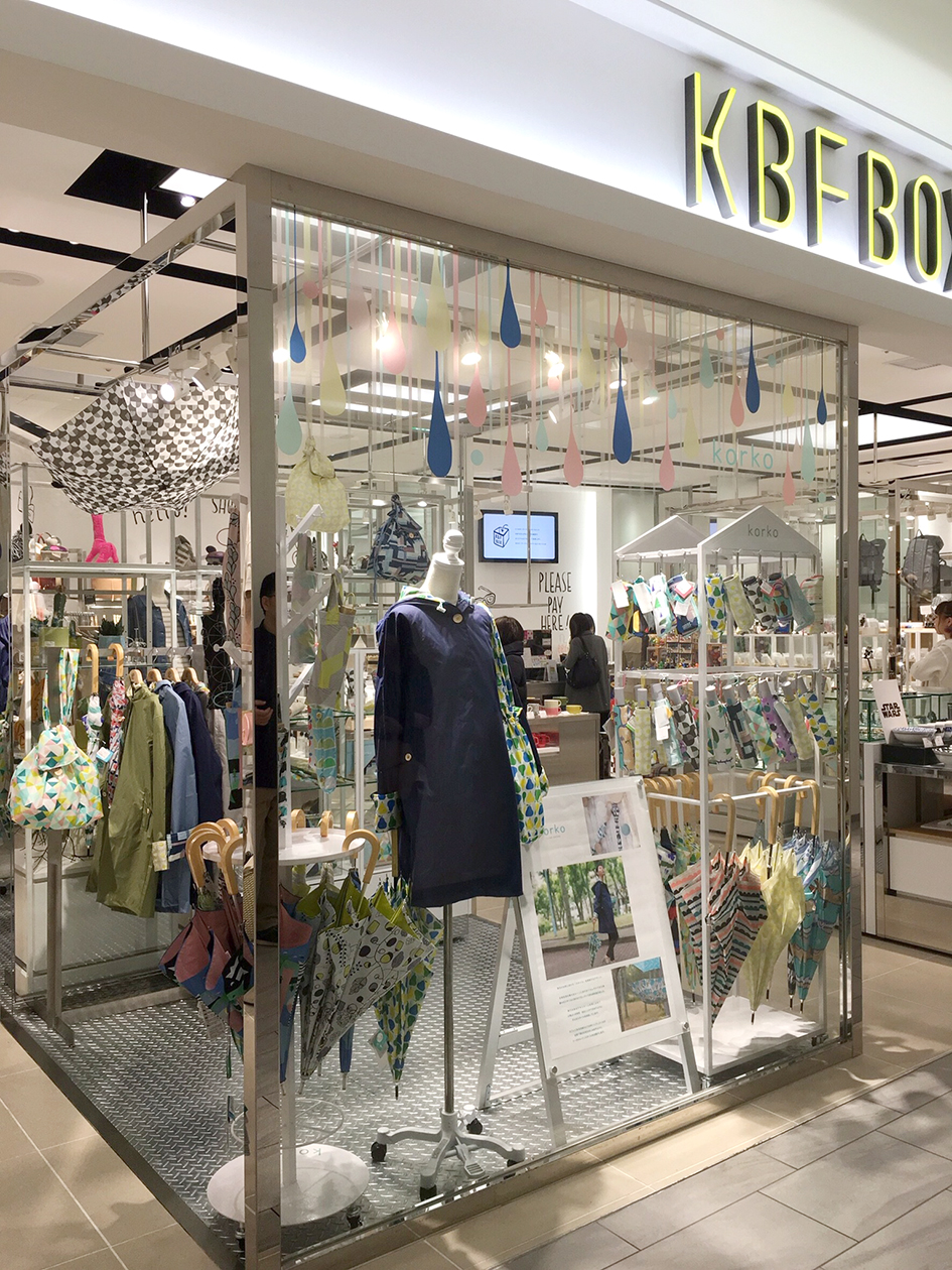 korko  POP UP SHOPのご紹介【KBF BOX様　グランフロント大阪店】