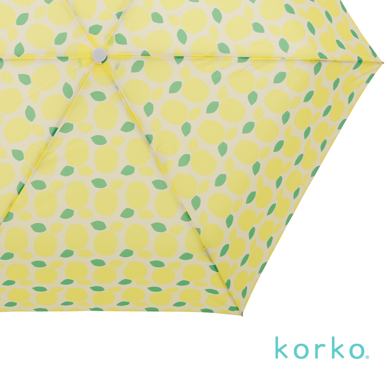 【korko】自動開閉 折りたたみ傘 55cm